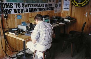 Peil-WM 1988 auf dem Beatenberg. Clubstation HB9IARU